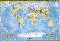 NG World Political Wall Map
