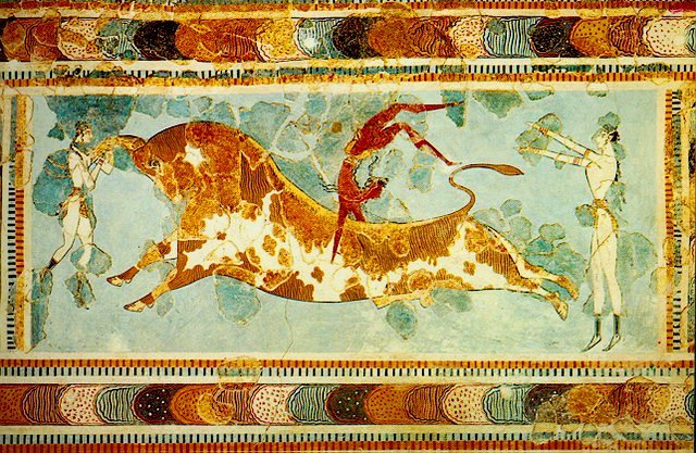 Fresco at the Palace of Knossos