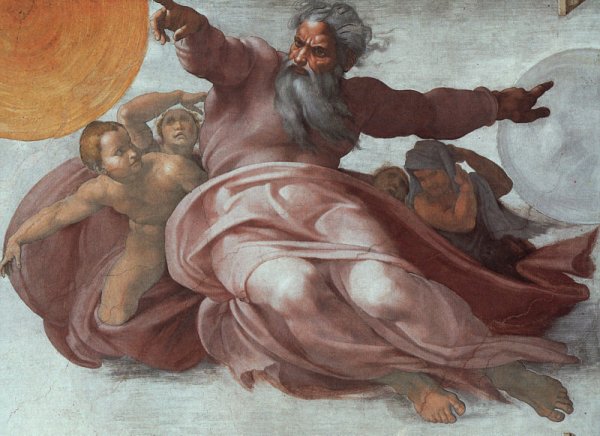 Creation of the Heavens by Michelangelo