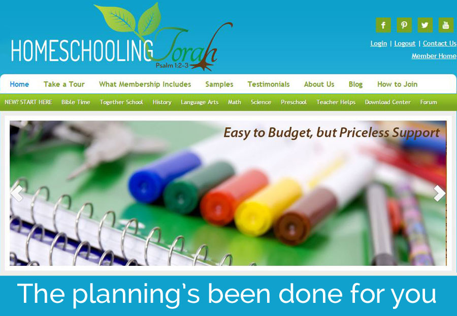 Homeschooling Torah | The planning's been done for you 