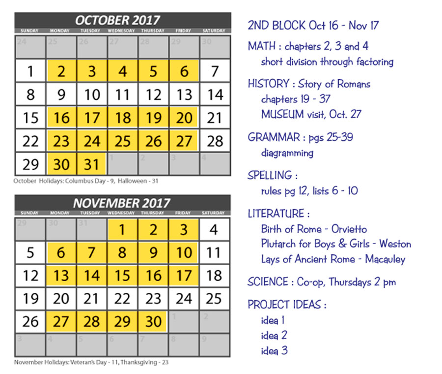 Big Picture Curriculum Planning | biblicalhomeschooling.org